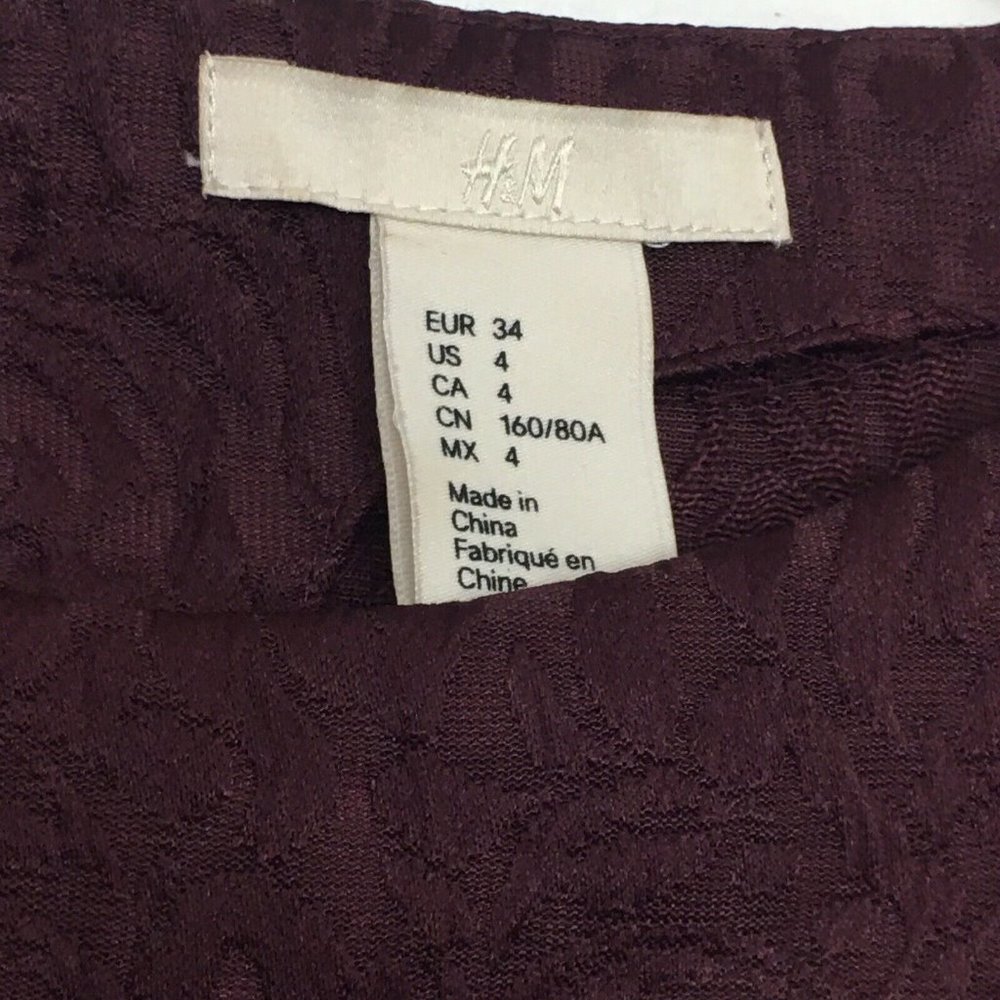 H&M Career Tailored Pleated Workwear Career Dress - Picture 5 of 8